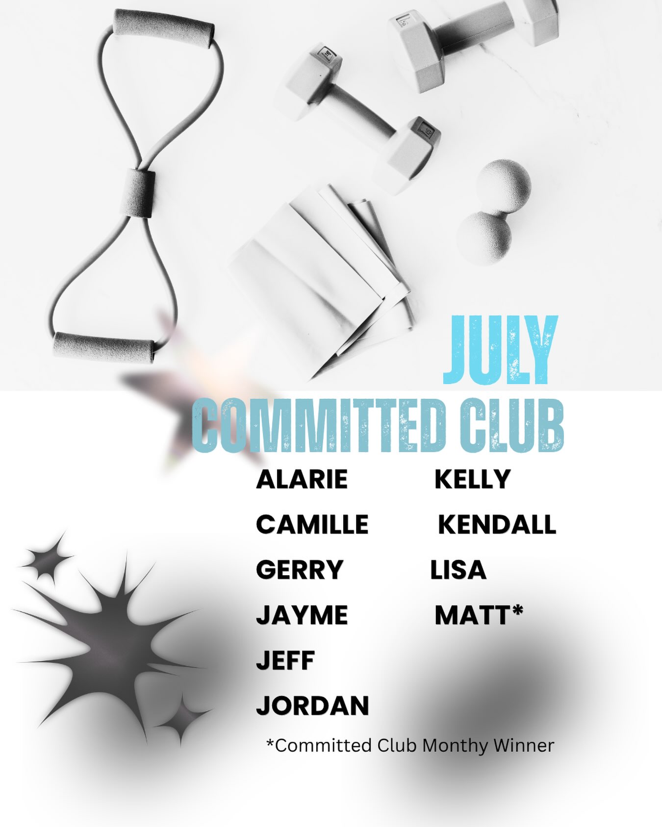Congratulations to all of our Committed Club members, who reached 18+ classes in July!

Your commitment, consistency, and determination have truly paid off. We are so proud of the hard work you put in, and the dedication you’ve shown by showing up for yourselves, day after day.

Every class represents a step toward your goals, and your efforts inspire our entire community.

Keep after it!